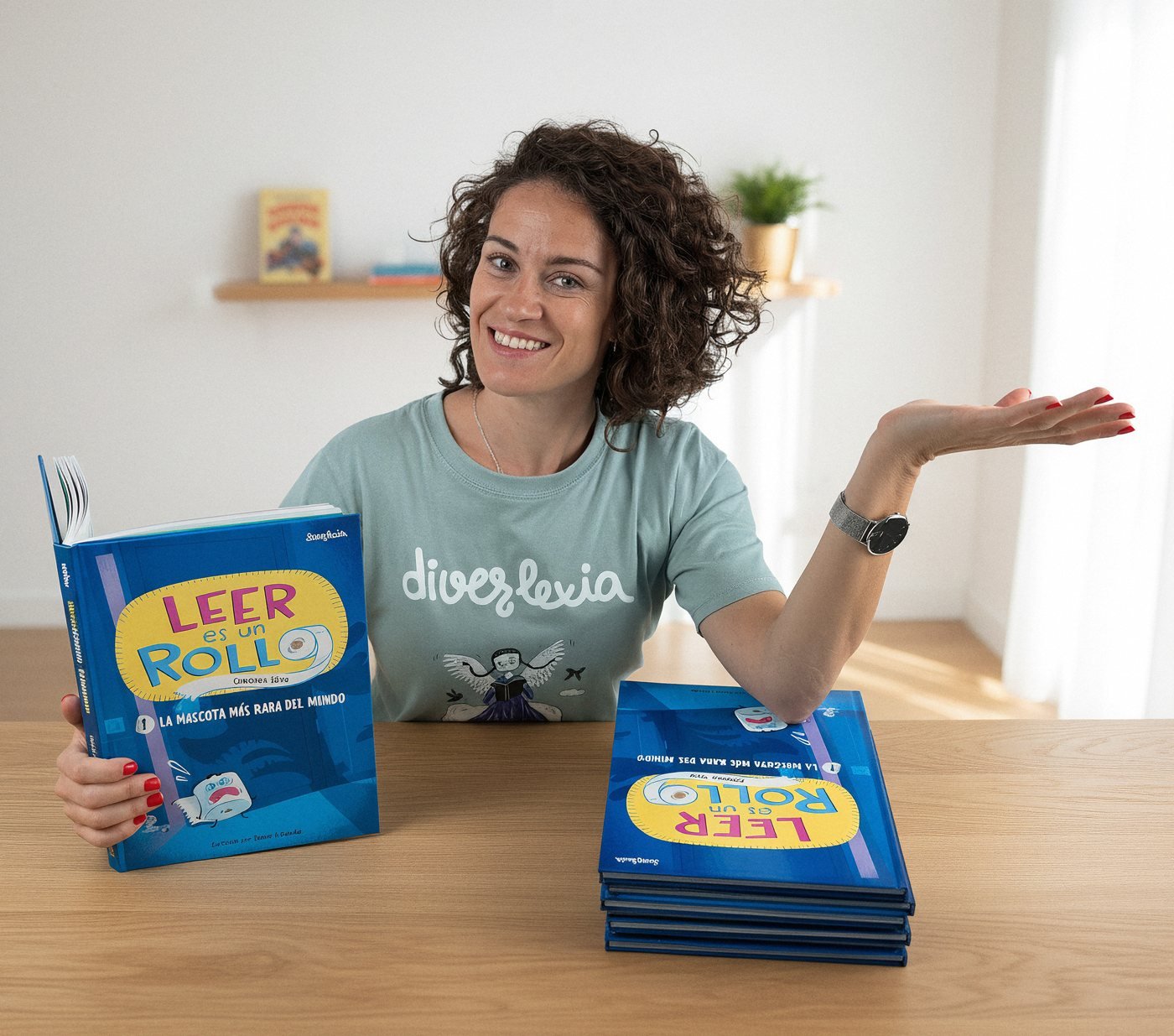 Carmen Silva con sus cuentos Leer es un rollo